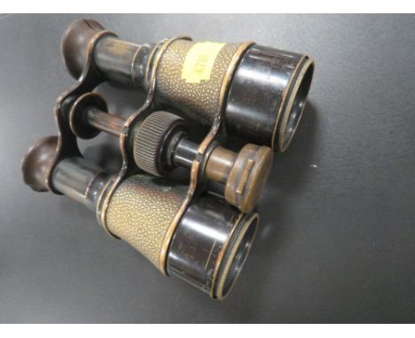 WW1 LAWRENCE &amp; MAYO BINOCULARS WITH COMPASS