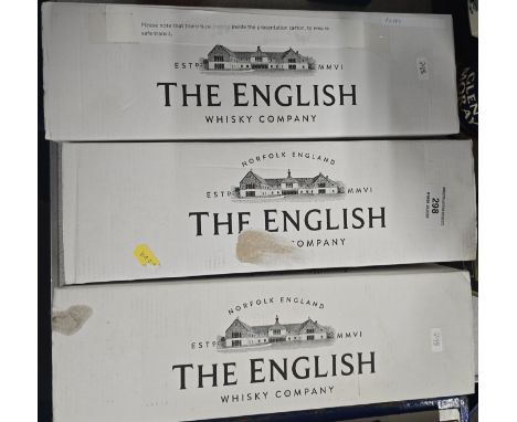THE ENGLISH SINGLE MALT WHISKY SMALL BATCH RELEASE TRIPLE DISTILLED, THE ENGLISH SINGLE MALT SMALL BATCH RELEASE VIRGIN OAK &