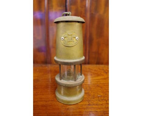 Small miners lamp 17cm high approx.