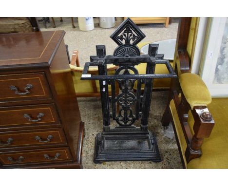 VICTORIAN CAST IRON STICK STAND