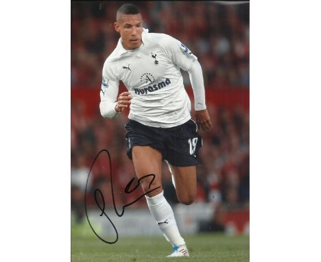 Livermore signed 12x8 Tottenham action photo. £2 no reserve lot. Good condition