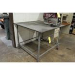 Metal Shop Table, 48"x48"x1/4" | (Apollo Machine Shop)