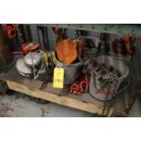 Lot of Chain Hoists & Chains | (Apollo Machine Shop)