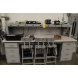 Work Bench & Contents, 30"x8' | (Apollo Machine Shop)