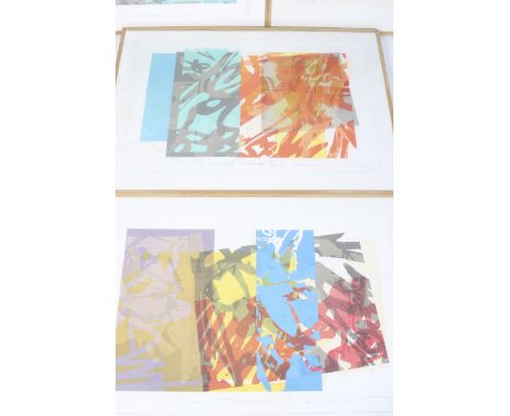 A Marco Toro (20th-21st) signed limited edition print and three contemporary silk screen prints. The Toro print titled 'Full 