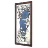 After Alphonse Mucha (Czech,1860-1939) 'Winter' art nouveau wall mirror.
