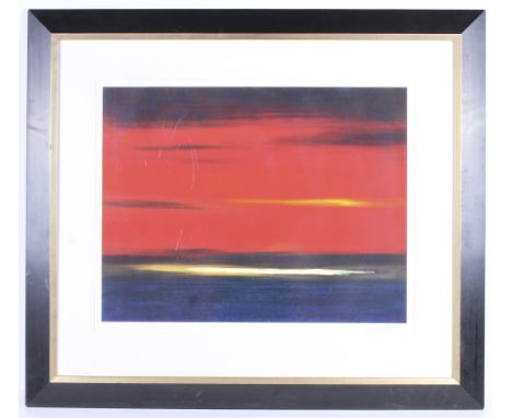 Debra Stroud (20th/21st century), limited edition coloured print, 'White Heat'. Signed and numbered 165/295 below, 55.5cm x 7