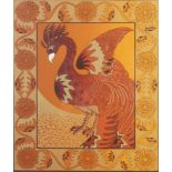 Tass Bell (20th century) 'Phoenix'. Signed limited edition print, no. 79/150, dated '81.