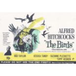The Birds (1963) movie film poster. Universal International, directed by Alfred Hitchcock.