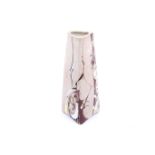 A 20th century studio pottery vase in the manner of Picasso.