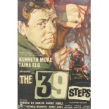 The 39 Steps (1959) movie film poster.