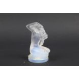 A Lalique Floreal opaline glass figure of a lady #11912.