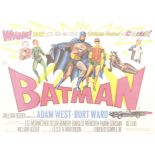 Batman (1966) British movie film poster.