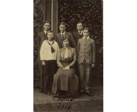 [EDWARD VIII]: (1894-1972) King of the United Kingdom January - December 1936. Later Duke of Windsor. A good vintage postcard