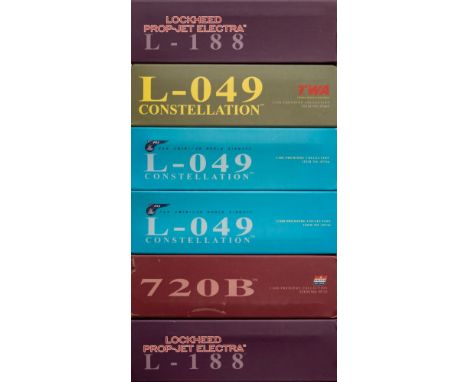 Dragon Premiere Collection, 1/400 scale diecast aircraft: includes, Lockheed Prop-Jet Electra L-188 x 2, 720B, L-049 Constell
