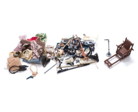 A collection of Kenner/Palitoy Star Wars 3 3/4 inch action figure weapons, capes and accessories:.