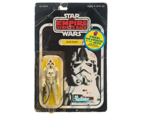 Kenner  Star Wars 'The Empire Strikes Back' AT-AT Driver 3 3/4 inch figure:, on a 48 card back with ROTJ offer sticker (card 