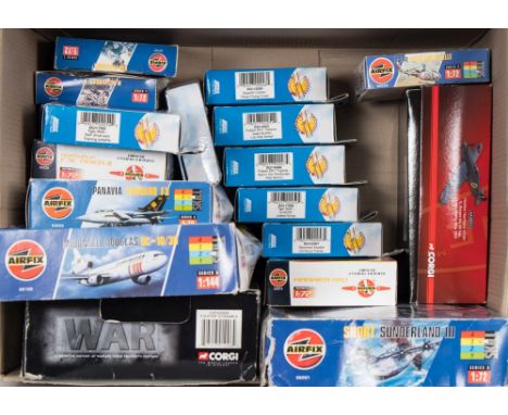 Corgi, A century of War, Fighter Scramble diecasts: Days Gone Days of Aviation diecast aircraft, all boxed together with asso