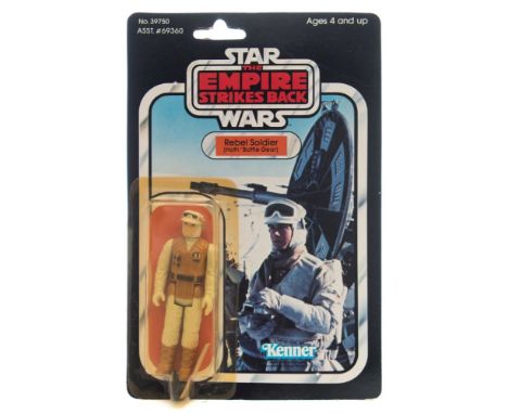 Kenner  Star Wars 'The Empire Strikes Back' Rebel Soldier (Hoth Battle Gear) 3 3/4 inch figure:, within bubble on 41 card bac