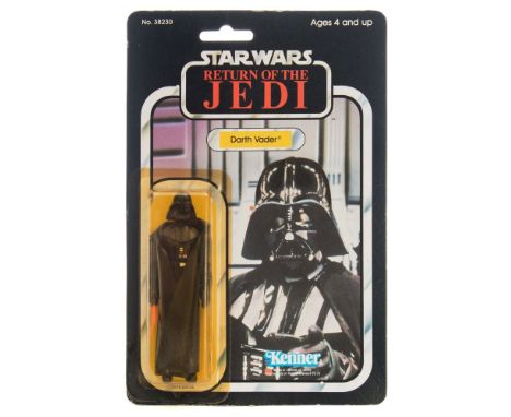 A Star Wars 'Return Of The Jedi' 3 /3/4 inch figure by Kenner, 'Darth Vader':, on  77 card back,