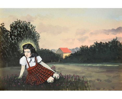 Francis Marshall (b.1946) French"For the First Time I Painted for you the Rising Sun" (2003)Signed verso, inscribed, acrylic 