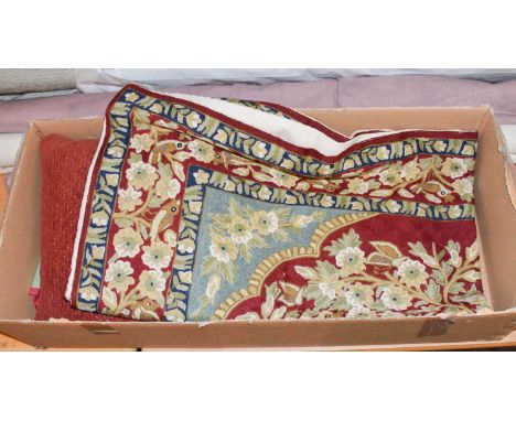 Assorted Modern Furnishing Fabrics, including part rolls of printed linen Avery by Romo, Rapture &amp; Wright Madaket linen, 
