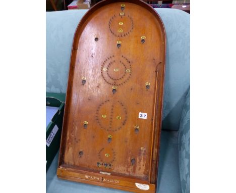 VINTAGE BAGATELLE BOARD. 