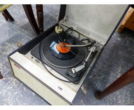 A HACKER GARRARD RECORD PLAYER. 