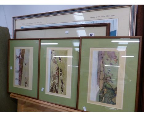 A HUNTING PRINT AND ONE OTHER. 