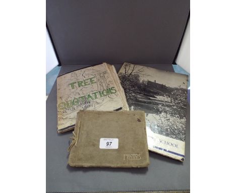 A Small Photo Album, Book on Tree Quotation and book, A Portrait of Shrewsbury School.