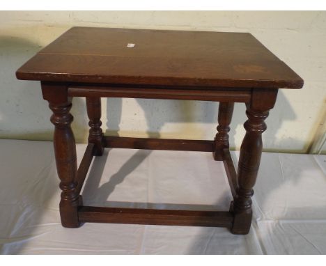 An Oak Stool by Gomme Furniture, Wycombe (Forerunner of G-Plan).