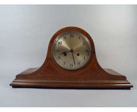 A Large Napoleon Hat Mantle Clock. 
