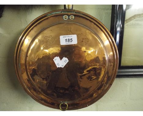 A Copper Bed Warming Pan. 