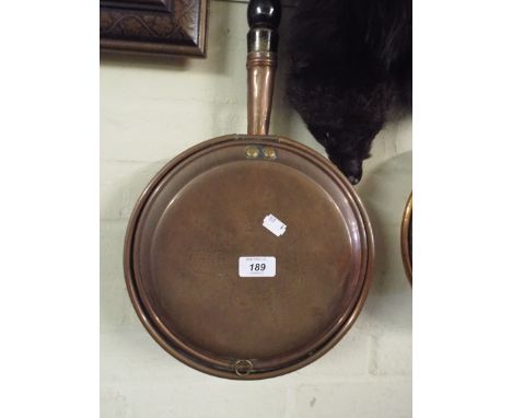 A Copper Bed Warming Pan.