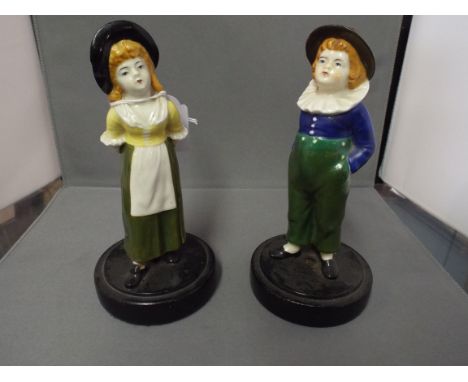 Two Ceramic Figurines of Children one AF.