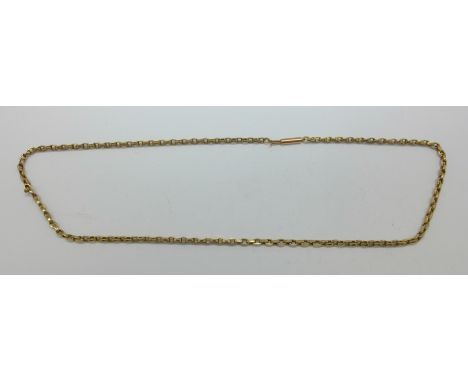 A 9ct gold chain, 4.1g