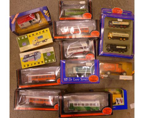 Exclusive First Edition coaches and other die-cast vehicles, boxed
