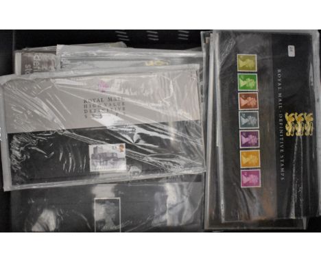 GB Presentation packs. Carton of Presentation packs, decimal includes postage dues 36, 93 &amp; 135, Regionals, Machins incl 