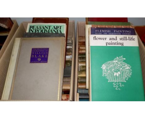 Binyon (Laurence). The Drawings & Engravings of William Blake, 1922,  numerous monochrome illustrations, period inscription t