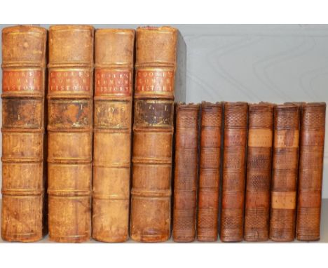 Hooke (Nathaniel). The Roman History, from the Building of Rome to the Ruin of the Commonwealth, 4 volumes, mixed editions, p