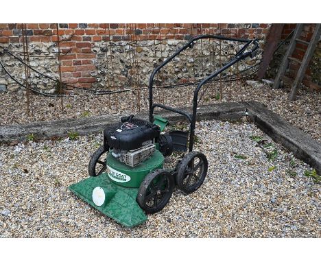 A Billy Goat lawn vacuum with 625 Briggs &amp; Stratton petrol engine (no collecting bag) Model No. KD612