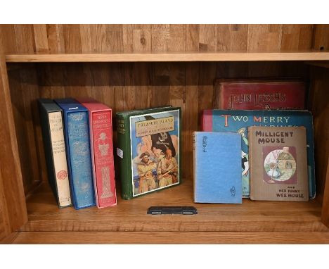 Three Folio Society facsimile volumes - Grimm's Fairy Tales illustrated by Arthur Rackham, Hans Anderson's Fairy Tales illust