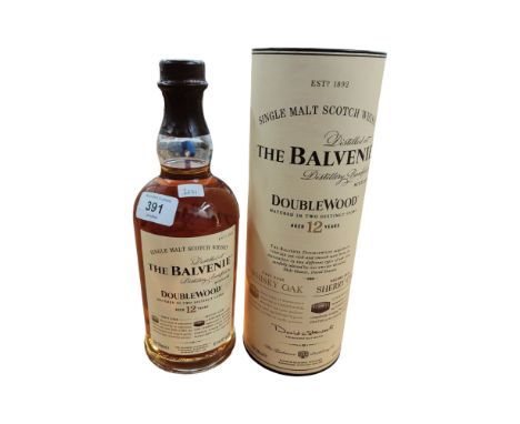 BOTTLE OF SINGLE MALT SCOTCH WHISKY - THE BALVENIE DISTILLERY 