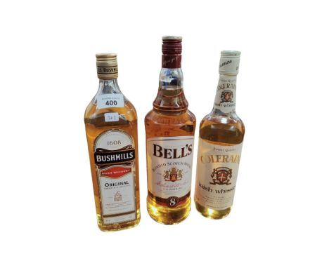 2 BOTTLES OF IRISH WHISKEY AND 1 BOTTLE OF SCOTCH WHISKY 