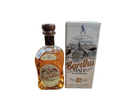 BOTTLE OF CARDHU SINGLE MALT SCOTCH WHISKY MATURED 12 YEARS 