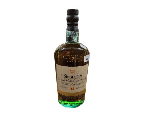 BOTTLE OF THE SINGLETON SINGLE MALT SCOTCH WHISKY 