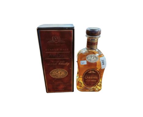 BOTTLE OF CARDHU SINGLE MALT SCOTCH WHISKY 