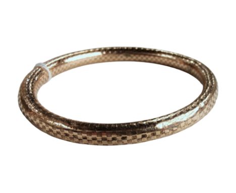 GOLD TONE SLAVE BANGLE 