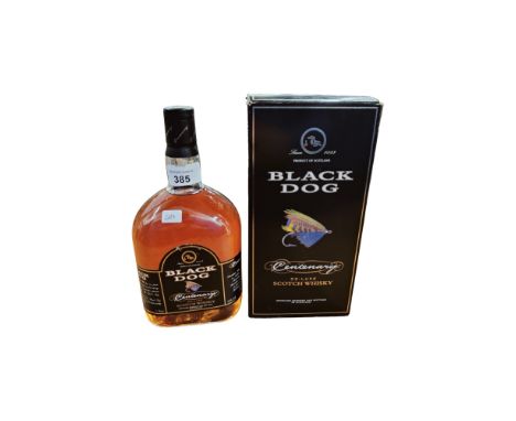 BOTTLE OF BLACK DOG CENTENARY SCOTCH WHISKY 