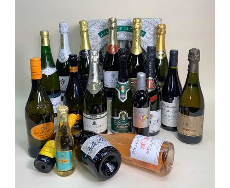 SELECTION OF STILL & SPARKLING WINE including Prosecco, Sekt, Martini Asti Spumante etc (19)Comments: with the exception of t